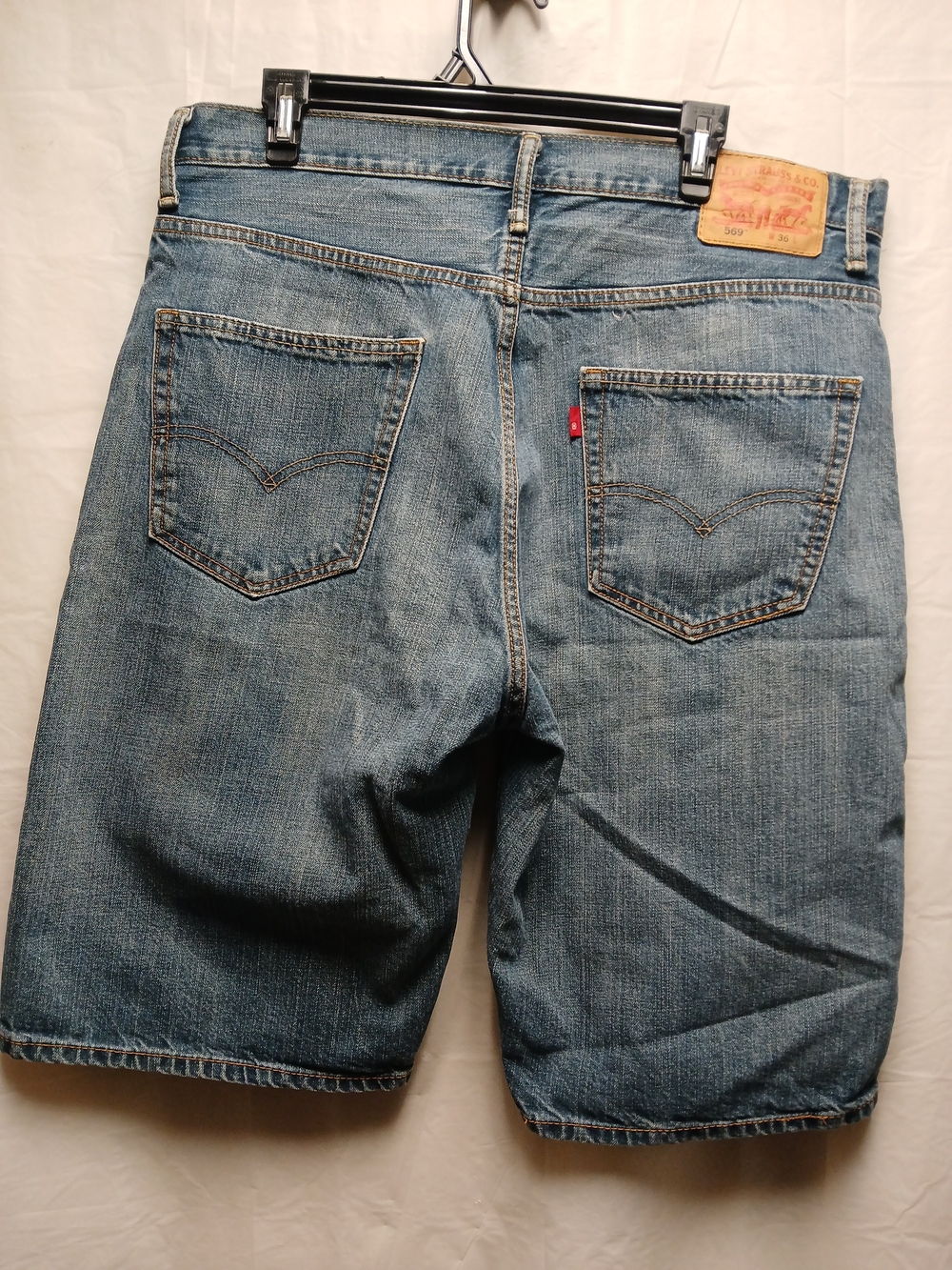 Levi's Men's 569 Blue Denim Shorts - Classic Fit